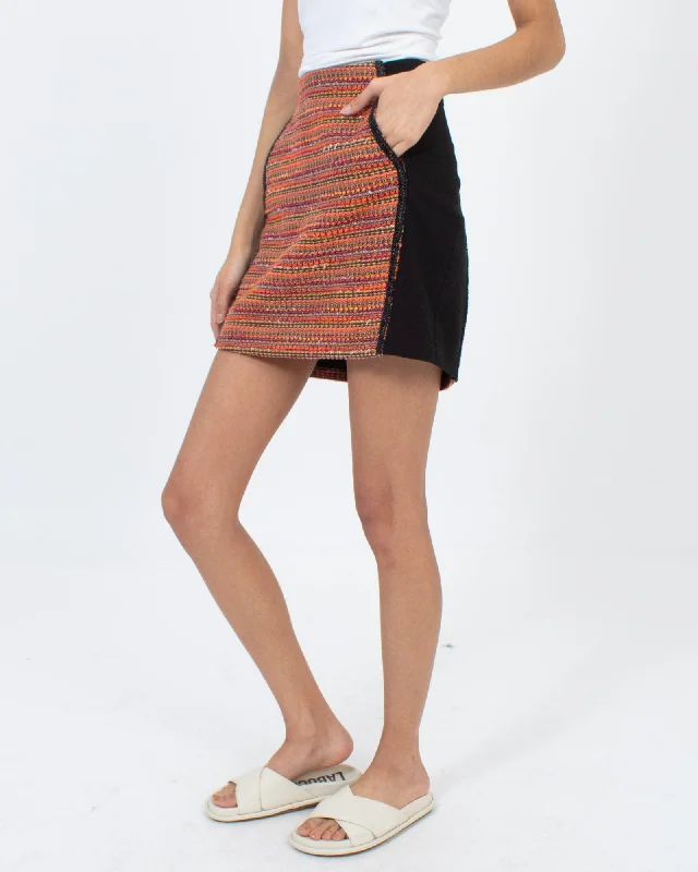 Tweed Mini Skirt corduroy skirt comfortable