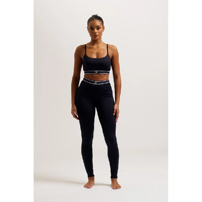Juicy Couture Rayon Rib Legging Comfortable Tummy Shaping Leggings