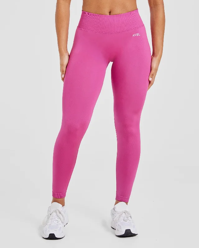 Adapt Seamless Leggings - Rosa Fashionable Floral Active Leggings