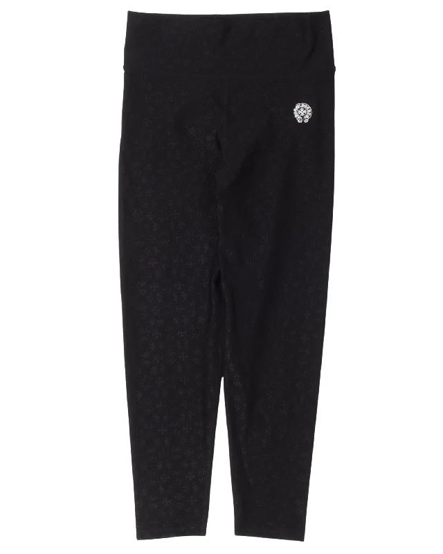 Horseshoe Logo Monogram Leggings Trendy Adjustable Waist Leggings
