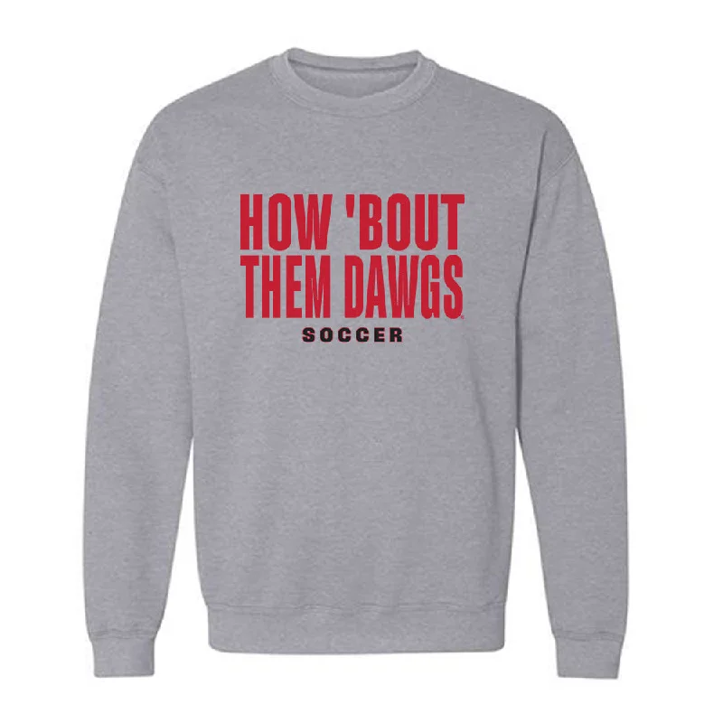 Georgia - NCAA Women's Soccer : Cate Hardin - Classic Shersey Crewneck Sweatshirt Hoodie with Hem Raw Edge Edgy Unfinished Georgia - NCAA Women's Soccer : Cate Hardin - Classic Shersey Crewneck Sweatshirt Hoodie with Hem Raw Edge Edgy Unfinished