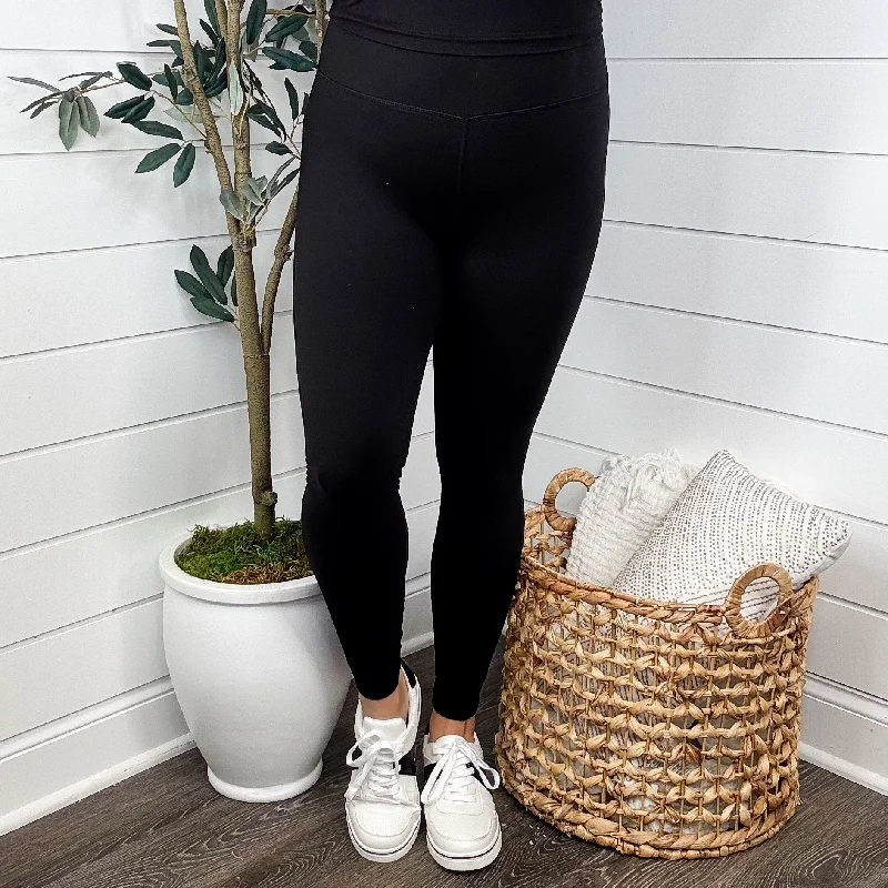 Bending Over Backwards High Rise Black Avery Mae Leggings Stylish Stretch Pants Leggings