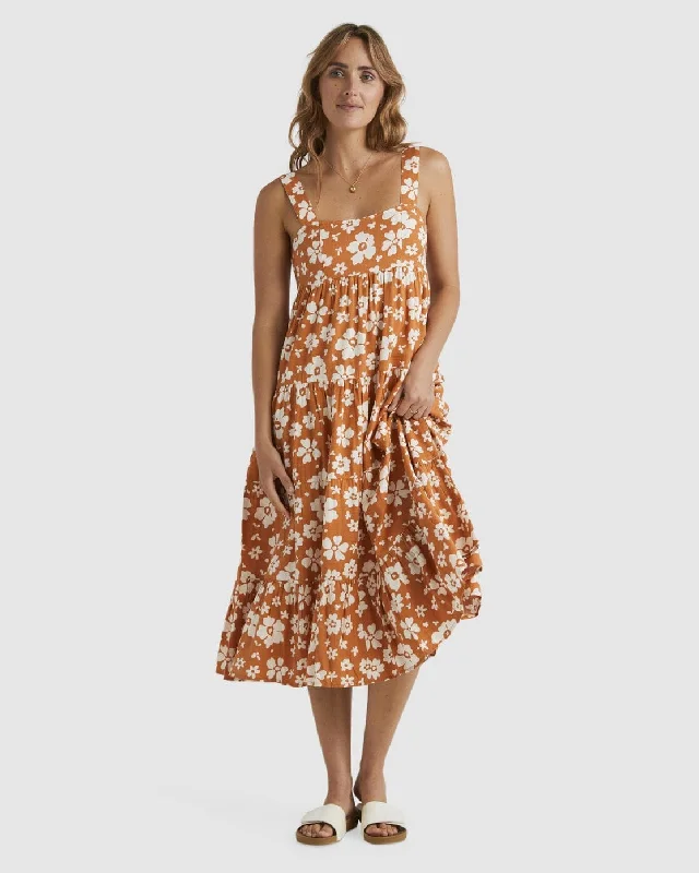 Billabong Lolita Shine On Dress Tunics Practical easy-care