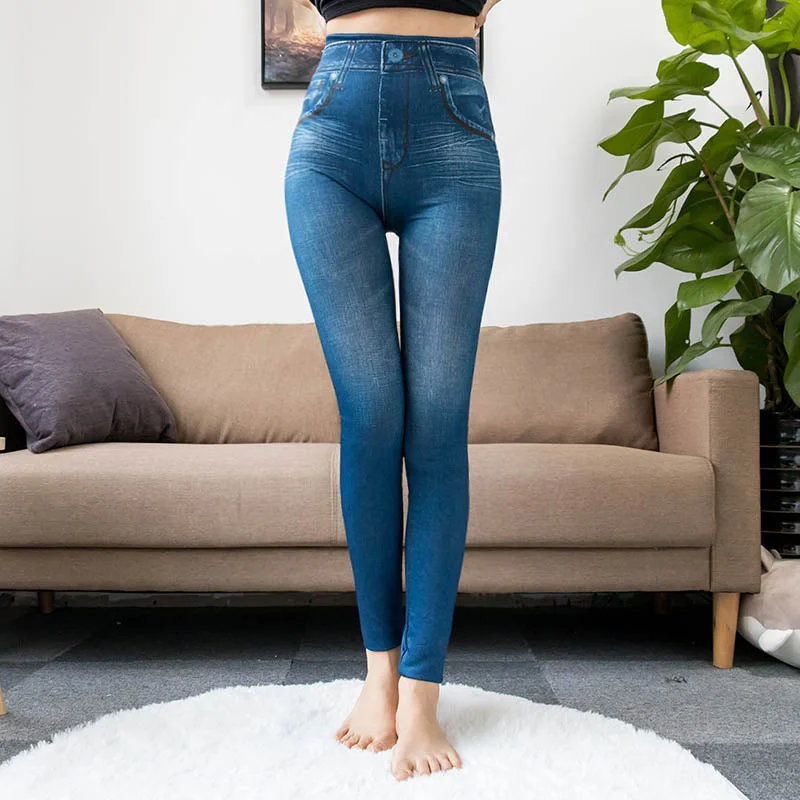 Fashion Slim Women Leggings Faux Denim Jeans Leggings Sexy Long Pocket Printing Summer Leggings Casual Pencil Pants Trendy Minimalist Leggings Fashion Slim Women Leggings Faux Denim Jeans Leggings Sexy Long Pocket Printing Summer Leggings Casual Pencil Pants Trendy Minimalist Leggings