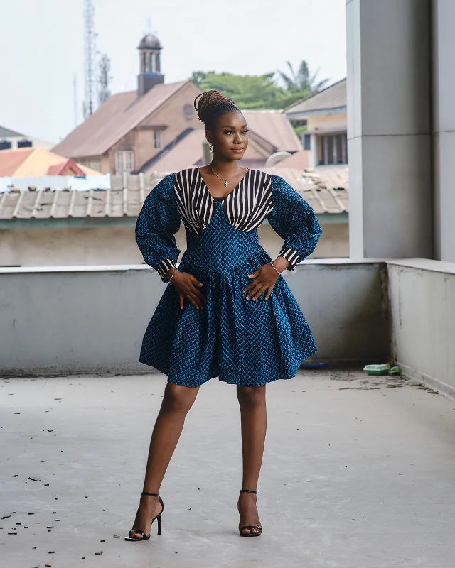 Kayokwa Long Sleeve A-Dress Tunics Corduroy durable