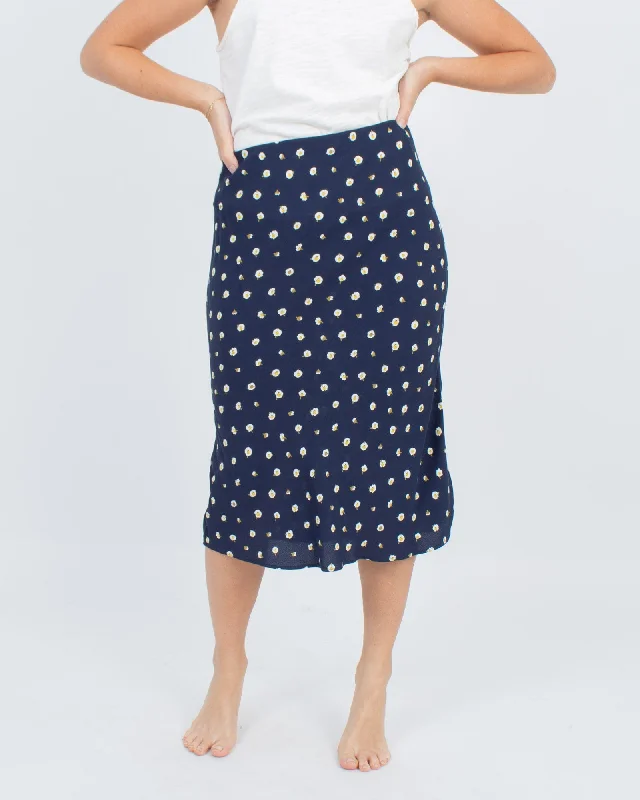 Daisy Midi Skirt ruffled skirt detail