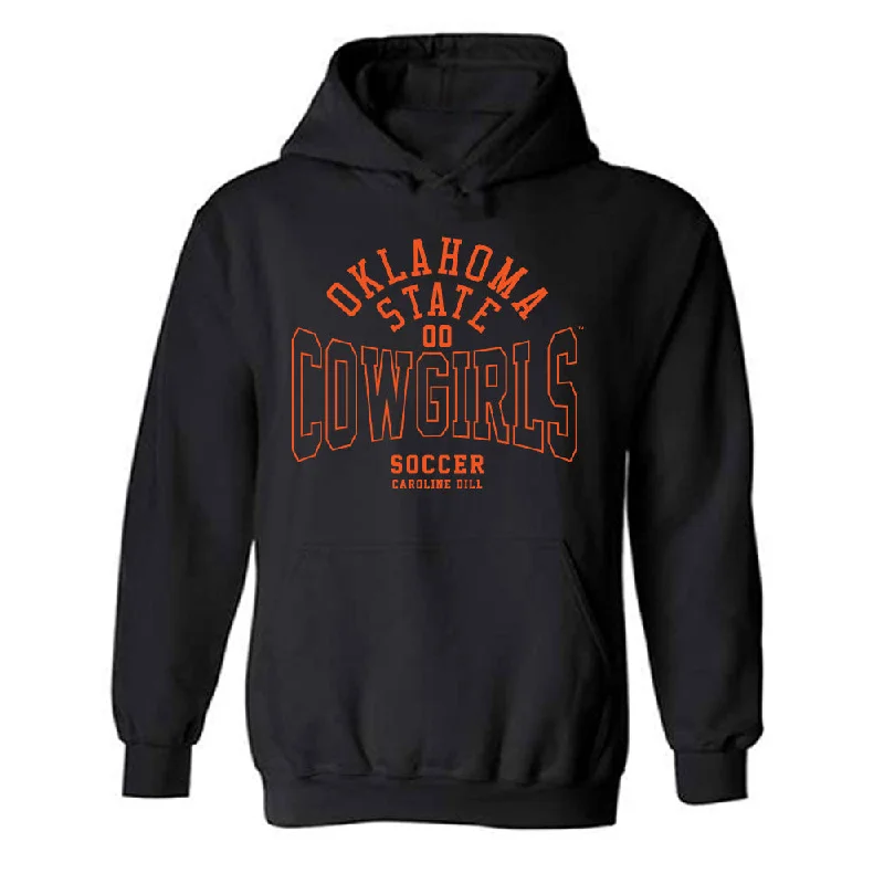 Oklahoma State - NCAA Women's Soccer : Caroline Dill - Classic Fashion Shersey Hooded Sweatshirt Hoodie with Hood Adjustable Protection Oklahoma State - NCAA Women's Soccer : Caroline Dill - Classic Fashion Shersey Hooded Sweatshirt Hoodie with Hood Adjustable Protection