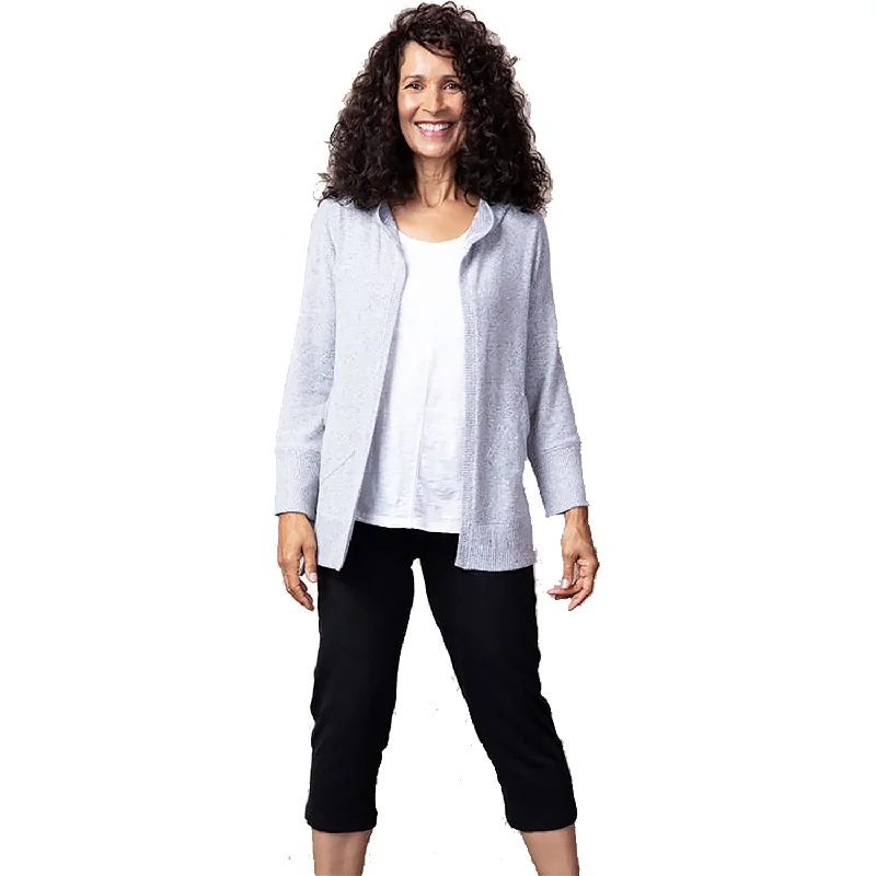 Women's Habitat Reset Hoodie White Hoodie with Drop Shoulder Relaxed Streetwear