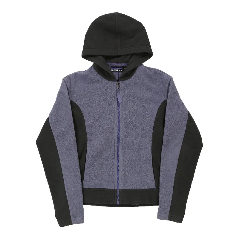 Patagonia Hoodie - Small Blue Polyester Hoodie with Magnetic Closure Innovative Modern Patagonia Hoodie - Small Blue Polyester Hoodie with Magnetic Closure Innovative Modern