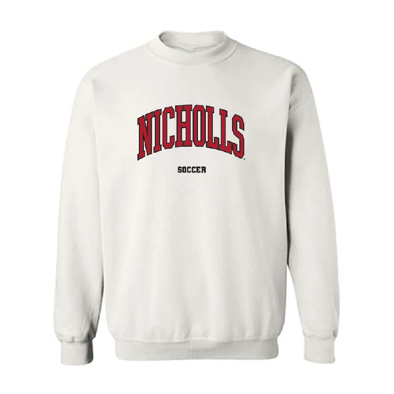 Nicholls State - NCAA Women's Soccer : Alena Lopez - Classic Fashion Shersey Crewneck Sweatshirt Hoodie with Elastic Cuffs Stretchable Comfortable