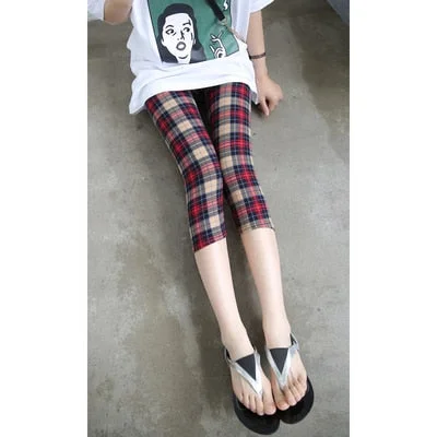 Khaki red plaid 7