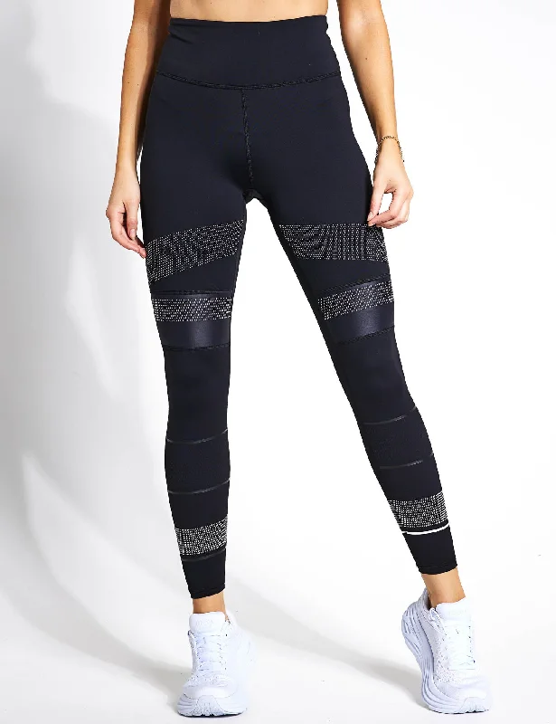 Jade Legging - Tarmac Black Cozy Textured Workout Leggings