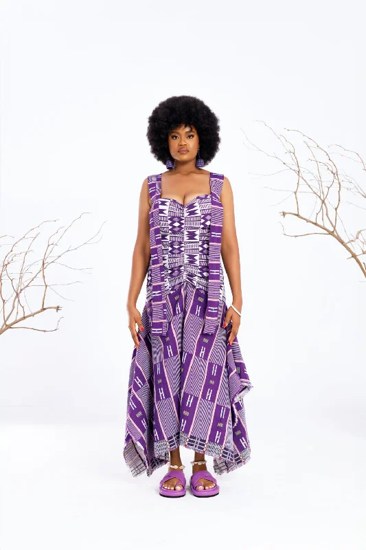 Atuche Adora dress with delicate ruched details at the front Halter Neckline Beach