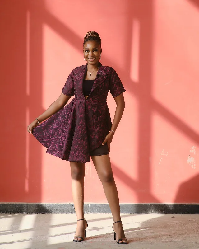 Bisi Two Piece Office Dress Tunics Silk luxurious