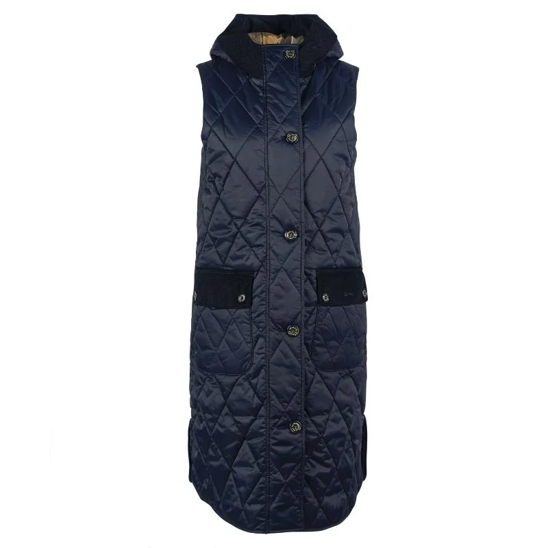 Barbour Mickley Ladies Gilet - Dark Navy/Dress Tunics Top rated