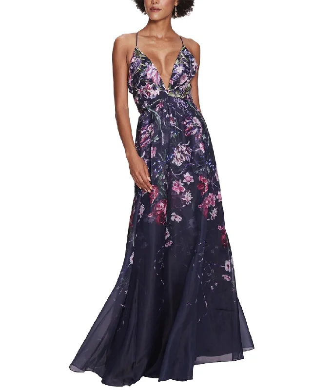 Marchesa Notte Printed Dress Tunics Chic fashionable