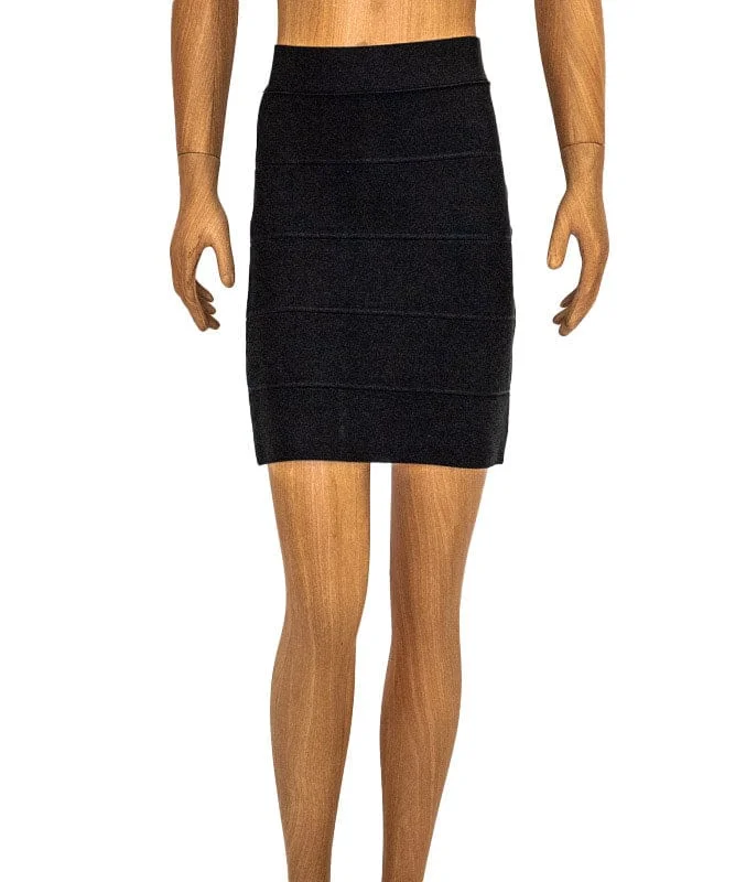 Bandage Skirt wool skirt sturdy
