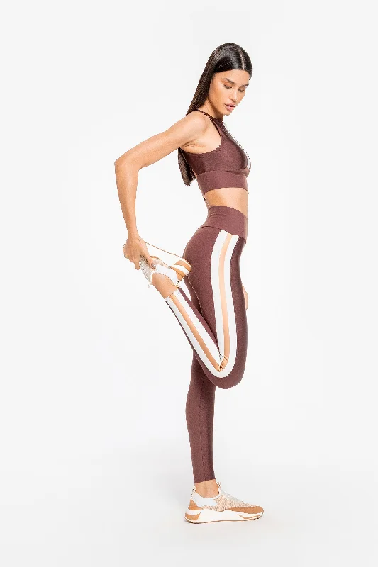 Neo Block Legging Trendy Faux Suede Leggings