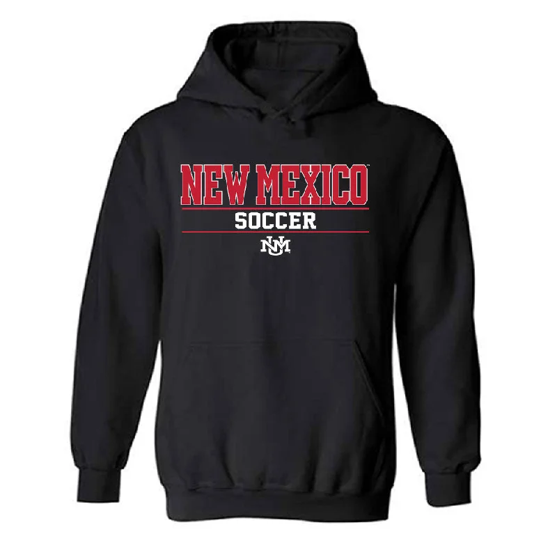 New Mexico - NCAA Women's Soccer : Savanah Sanchez - Classic Shersey Hooded Sweatshirt Hoodie with Drawstring Waist Adjustable Fitted New Mexico - NCAA Women's Soccer : Savanah Sanchez - Classic Shersey Hooded Sweatshirt Hoodie with Drawstring Waist Adjustable Fitted