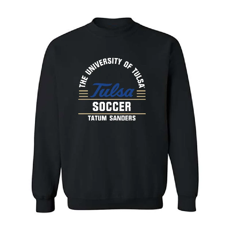 Tulsa - NCAA Women's Soccer : Tatum Sanders - Classic Fashion Shersey Crewneck Sweatshirt Hoodie with Cuffed Sleeves Snug Secure Tulsa - NCAA Women's Soccer : Tatum Sanders - Classic Fashion Shersey Crewneck Sweatshirt Hoodie with Cuffed Sleeves Snug Secure