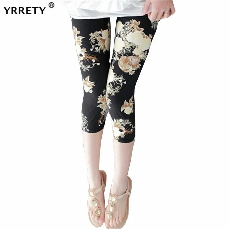 YRRETY Women Calf-Length Print Pants Women Capris High Waist Sexy Leggings Women Pantalones Soft Pants Women Summer Leggings Stylish Compression Fit Leggings YRRETY Women Calf-Length Print Pants Women Capris High Waist Sexy Leggings Women Pantalones Soft Pants Women Summer Leggings Stylish Compression Fit Leggings
