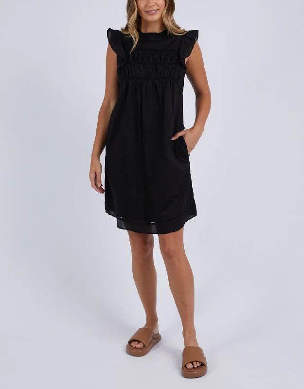 Freya Dress - Black Tunics Trendy modern