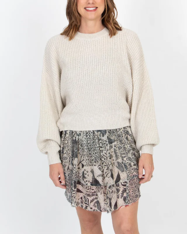 Printed Silk Skirt denim skirt fashionable