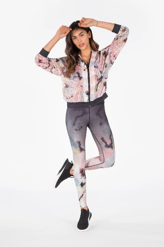 Energy Reversible Denim Legging Elegant Animal Print Leggings