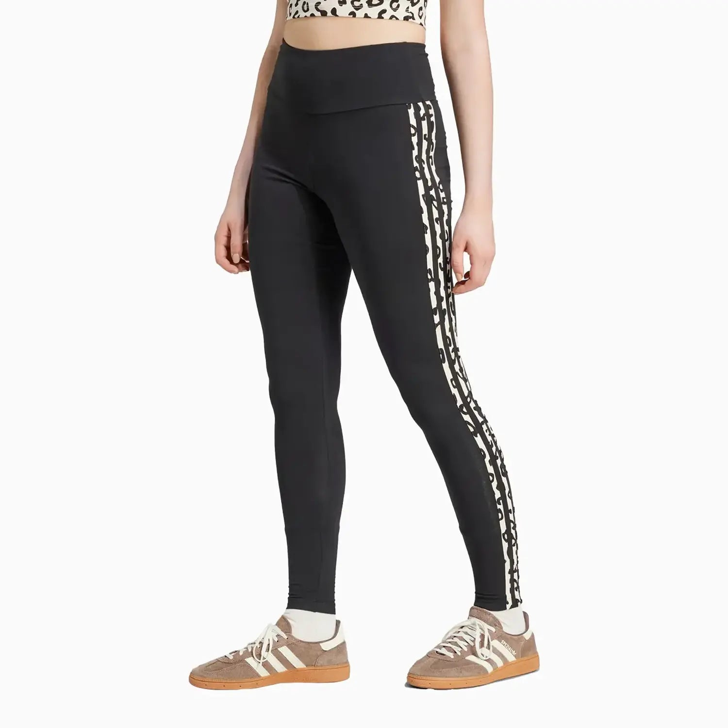 Women's Originals Leopard Allover Print Leggings Casual Slim-Fit Leggings