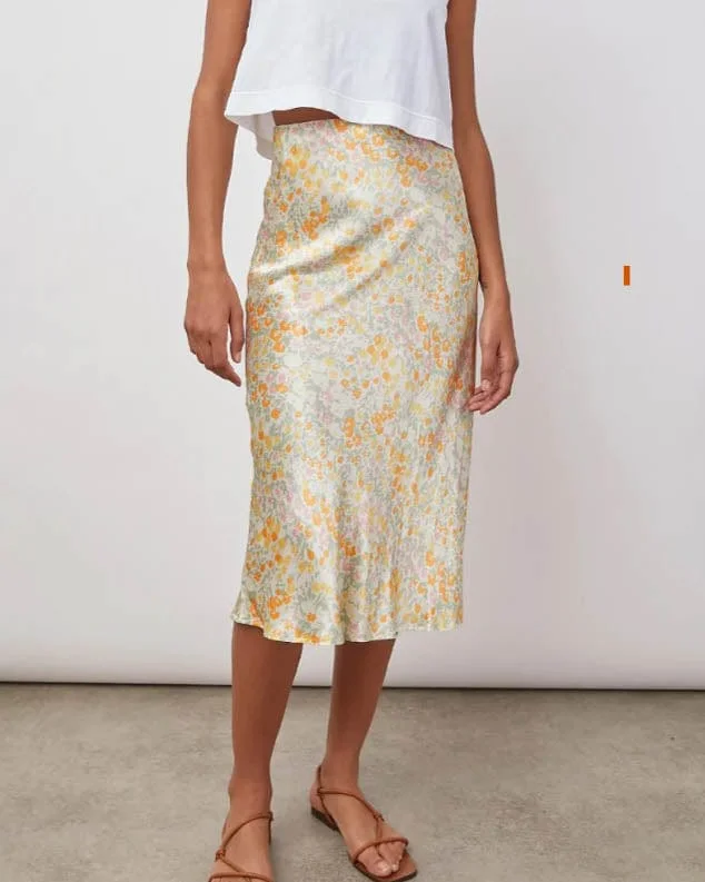 "Anya Summer Meadow" Skirt wool skirt sturdy