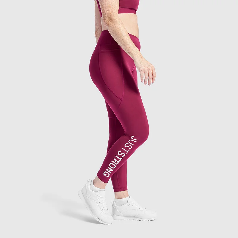 Crimson Motion Leggings Fashionable Lacy Detail Leggings