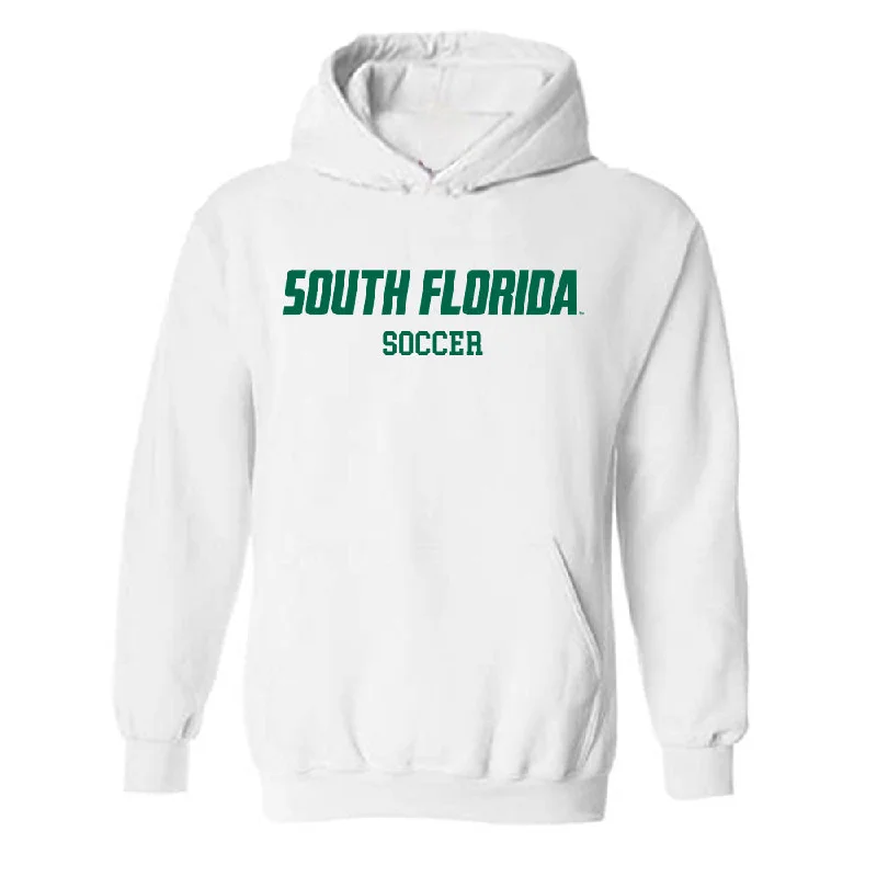 USF - NCAA Women's Soccer : Sydney Schwarz - Classic Fashion Shersey Hooded Sweatshirt Hoodie with Crew Neck Simple Timeless USF - NCAA Women's Soccer : Sydney Schwarz - Classic Fashion Shersey Hooded Sweatshirt Hoodie with Crew Neck Simple Timeless
