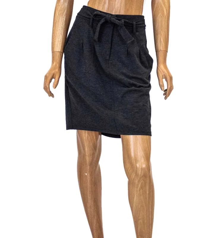 Waist Tie Skirt with Pockets lace skirt elegant