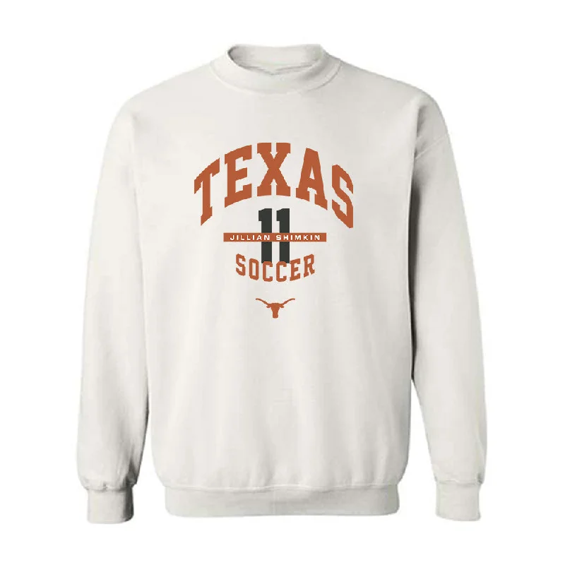 Texas - NCAA Women's Soccer : Jillian Shimkin - Classic Fashion Shersey Crewneck Sweatshirt Hoodie with Lining Warm Insulated