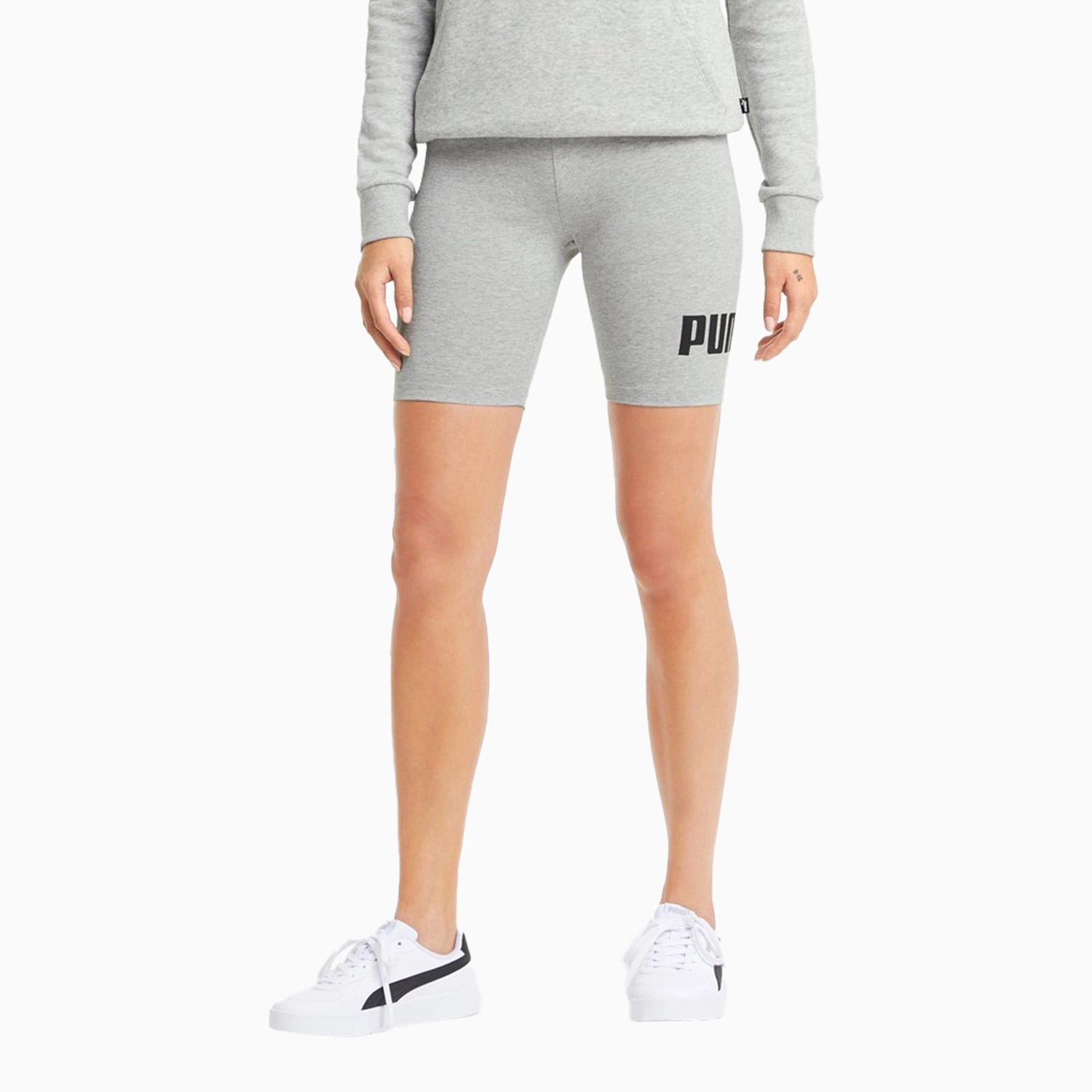 Women's Essential 7" Logo Short legging Trendy Patterned Leggings