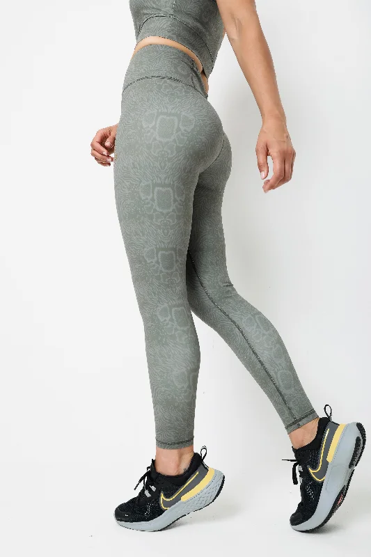 Align Snake Skin Legging Elegant Stretchy Faux Leather Leggings