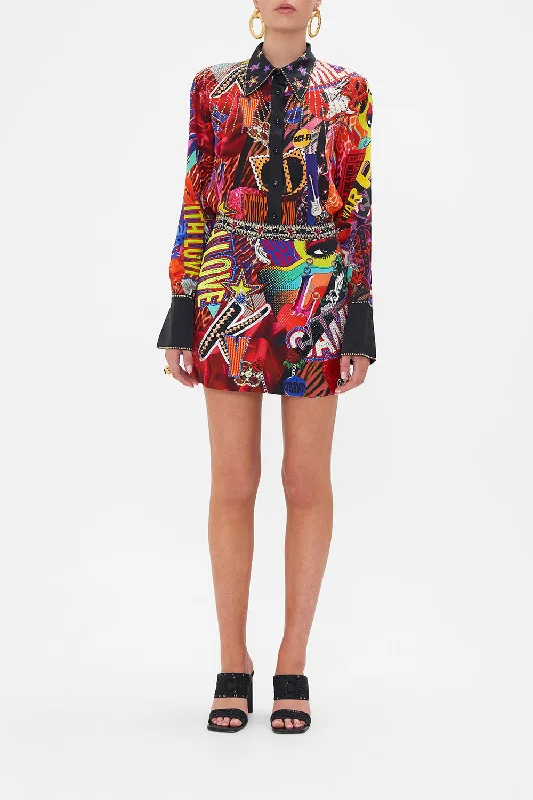 MINI SKIRT RADICAL REBIRTH spandex blend skirt
