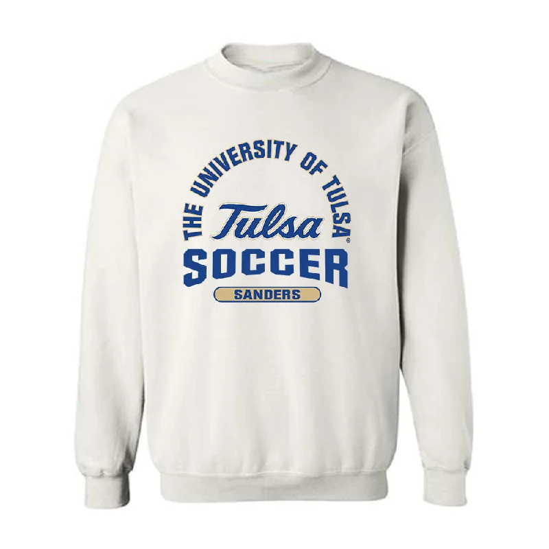 Tulsa - NCAA Women's Soccer : Tatum Sanders - Classic Fashion Shersey Crewneck Sweatshirt Hoodie with Double Zipper Versatile Adjustable Tulsa - NCAA Women's Soccer : Tatum Sanders - Classic Fashion Shersey Crewneck Sweatshirt Hoodie with Double Zipper Versatile Adjustable