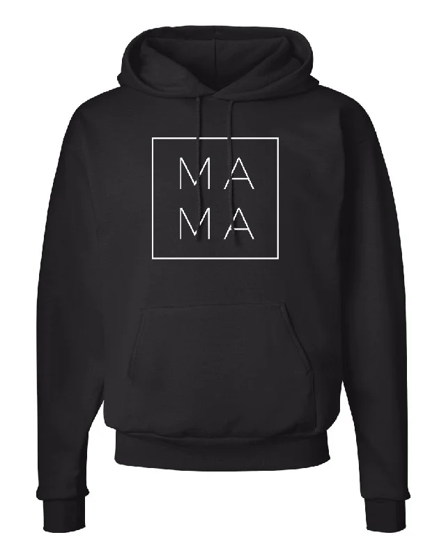 CLOSEOUT - Mama Boxed - Unisex Hoodie Hoodie with Drawstring Waist Adjustable Fitted CLOSEOUT - Mama Boxed - Unisex Hoodie Hoodie with Drawstring Waist Adjustable Fitted