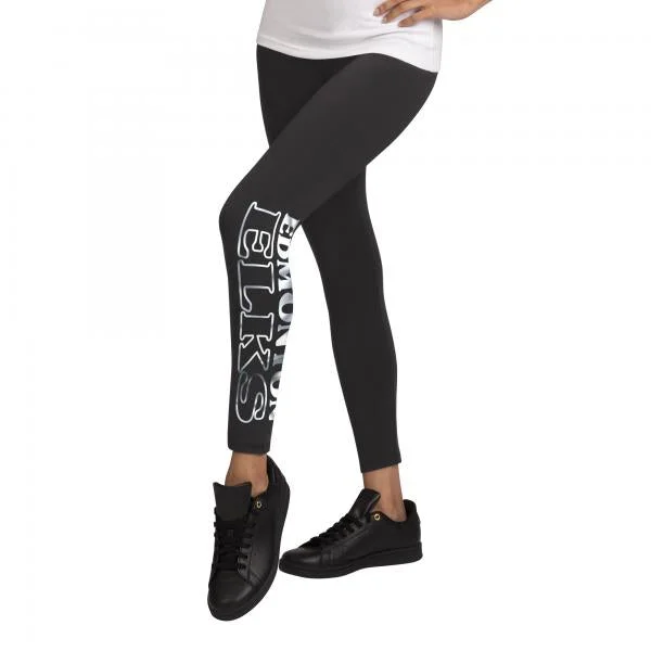 Edmonton Elks- Ladies Stadium Leggings Fashionable Leather-Look Leggings