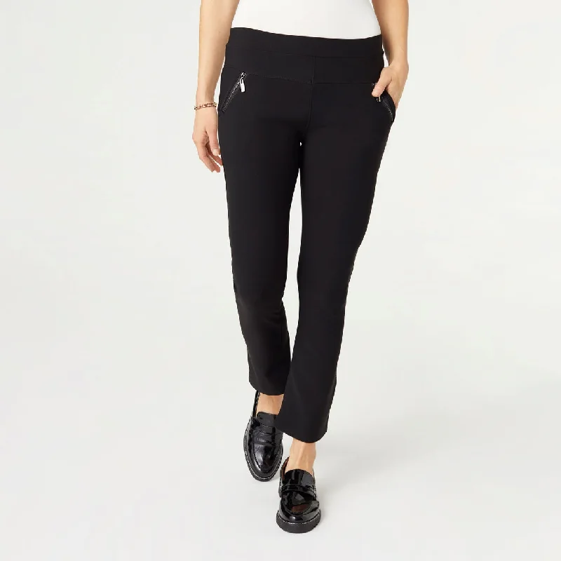 Jasmine Zip Pocket Flare Legging Comfortable Compression Leggings