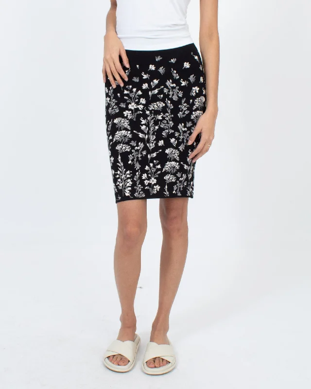 "Alexa" Bodycon Skirt cashmere skirt plush