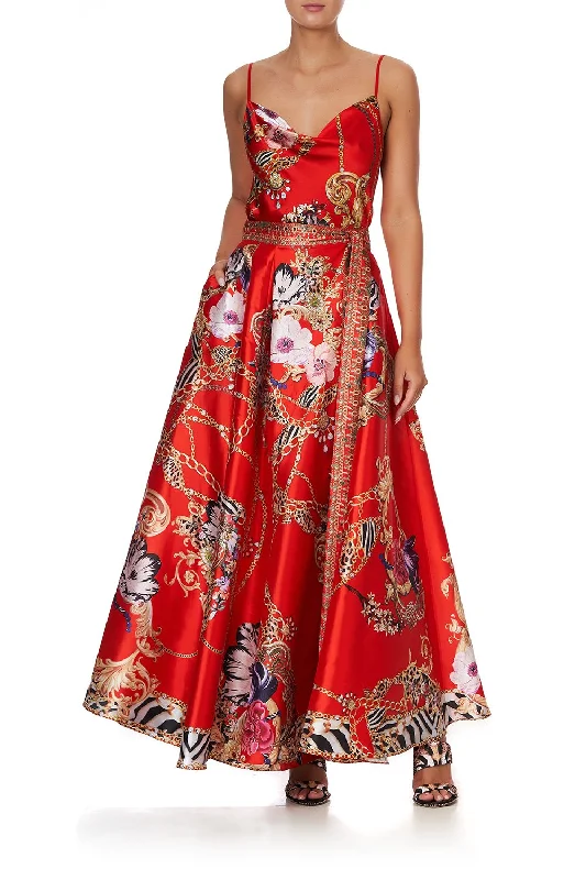 MAXI WRAP SKIRT PRIMA DONNA lace skirt romantic