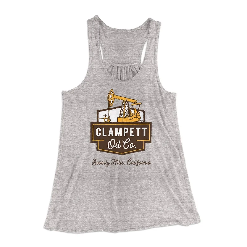 Clampett Oil Co. Women's Flowey Tank Top bronze tank top
