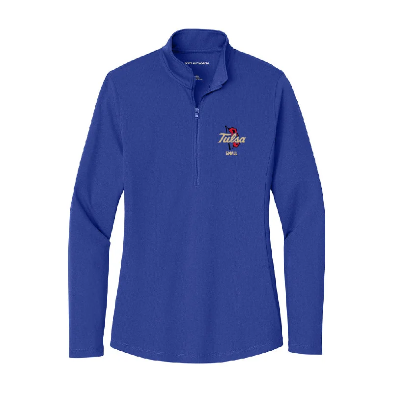 Tulsa - NCAA Women's Track & Field : Anastasia Small - Women's Lightweight Quarter Zip Jacket Jacket Blazer Coat