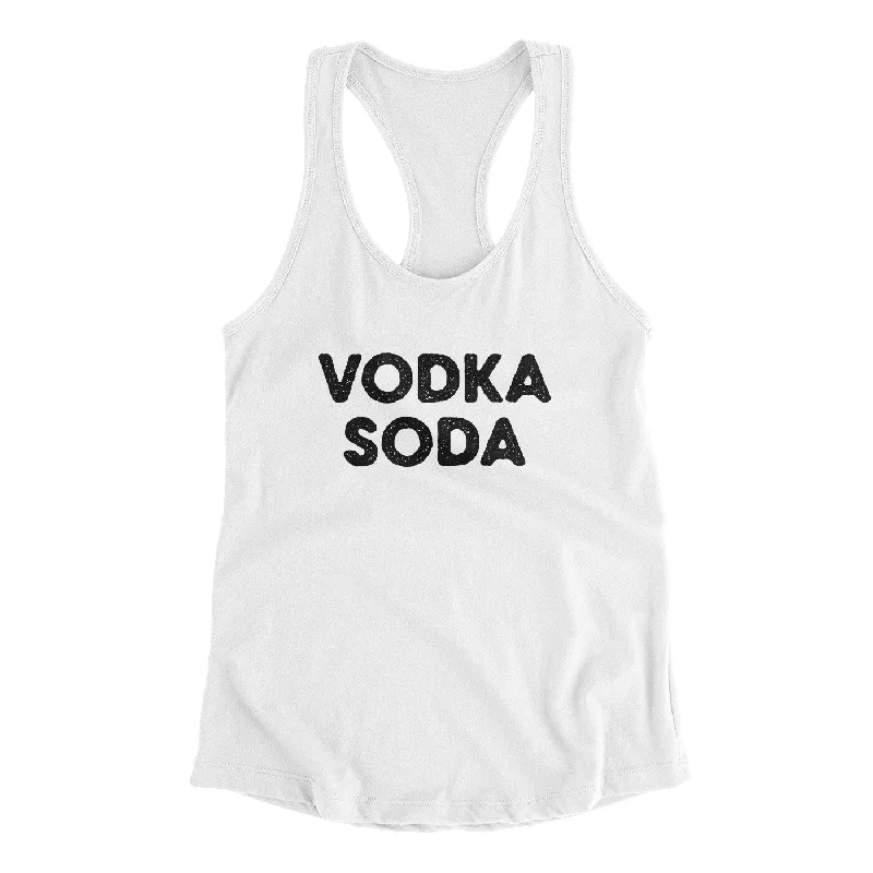 Vodka Soda Women's Racerback Tank stylish tank top
