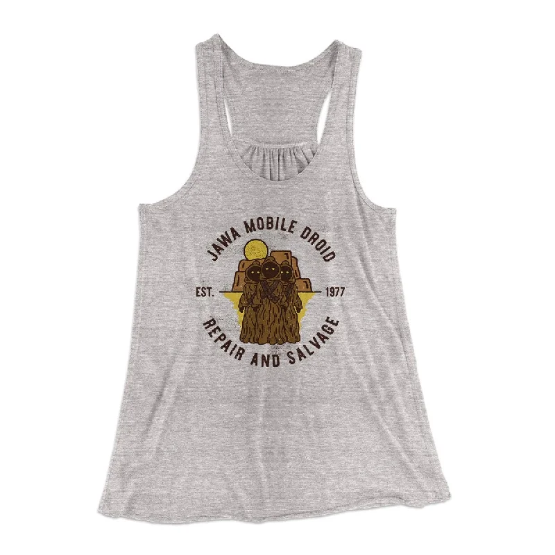 Jawa Droid Repair Women's Flowey Tank Top lace back tank