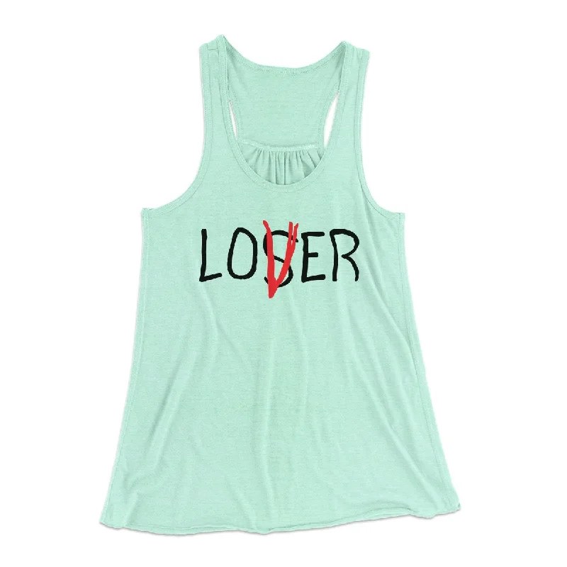 Loser Lover Women's Flowey Tank Top cotton tank top