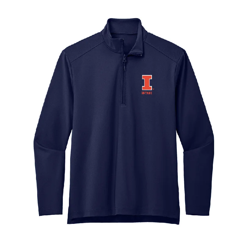 Illinois - NCAA Women's Track & Field (Outdoor) : Azariyah Bryant - Premium Quarter Zip Jacket Zippered Jacket Buttoned Jacket Snapped Jacket Illinois - NCAA Women's Track & Field (Outdoor) : Azariyah Bryant - Premium Quarter Zip Jacket Zippered Jacket Buttoned Jacket Snapped Jacket