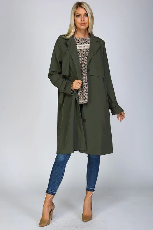 Single Breasted Trench Coat Bomber Jacket Denim Jacket Leather Jacket